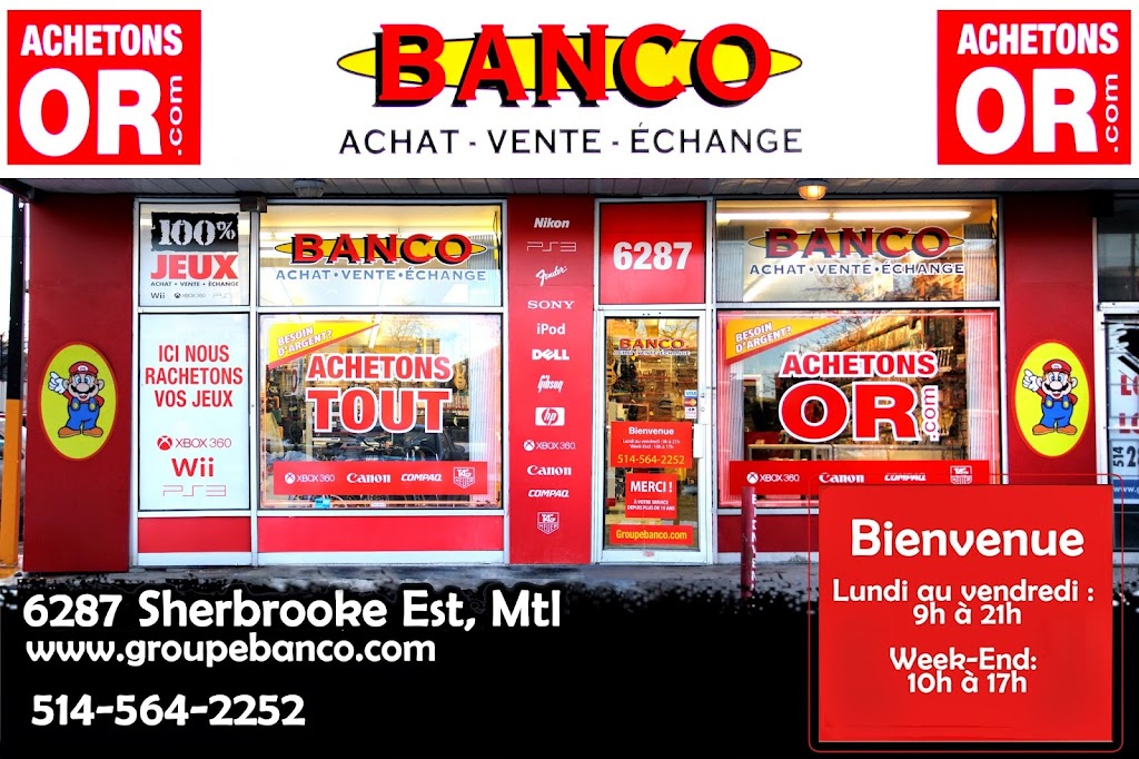 Banco Sherbrooke | 6287 Rue Sherbrooke E, Montréal, QC H1N 1C3, Canada | Phone: (514) 564-2252