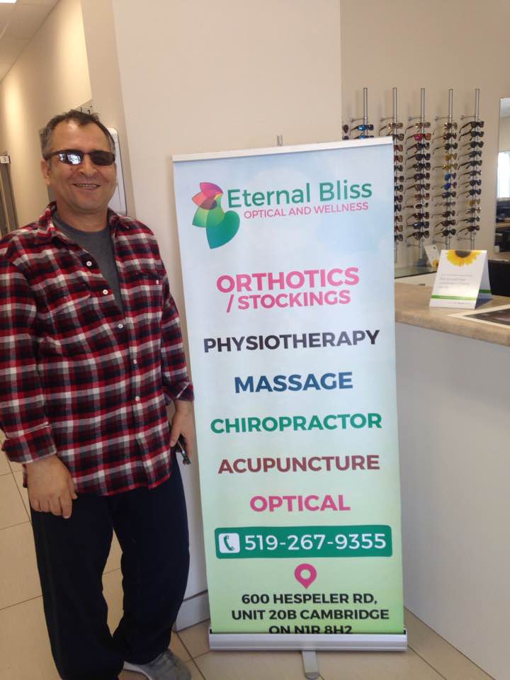 Eternal Bliss Optical & Wellness Cambridge | 600 Hespeler Rd, Cambridge, ON N1R 8H2, Canada | Phone: (519) 267-9355