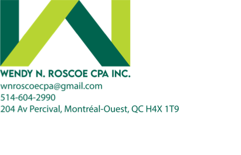 Wendy N. Roscoe CPA | 204 Av. Percival, Montréal-Ouest, QC H4X 1T9, Canada | Phone: (514) 604-2990