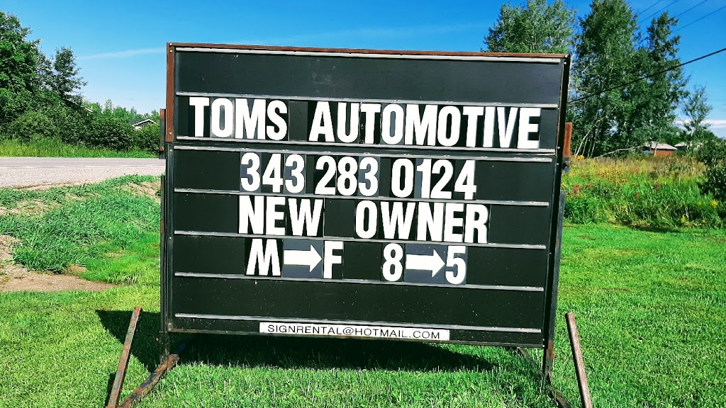 Toms Automotive | 8948 Road 38, Godfrey, ON K0H 1T0, Canada | Phone: (343) 283-0124