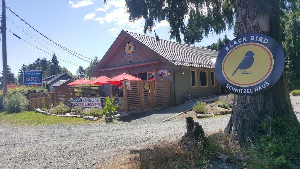 Black Bird Schnitzel Haus | 3298 Island Hwy W, Qualicum Beach, BC V9K 2C6, Canada | Phone: (250) 752-8500