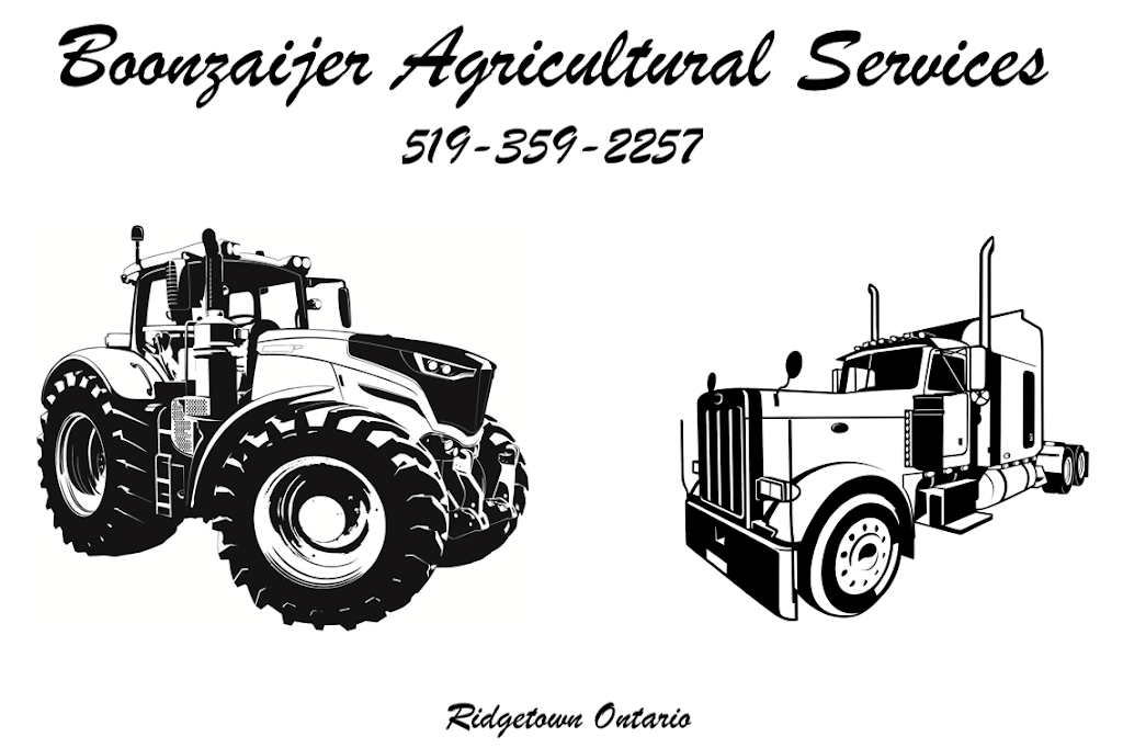 Boonzaijer Agricultural Services | 13642 Reeders Line, Ridgetown, ON N0P 2C0, Canada | Phone: (519) 359-2257