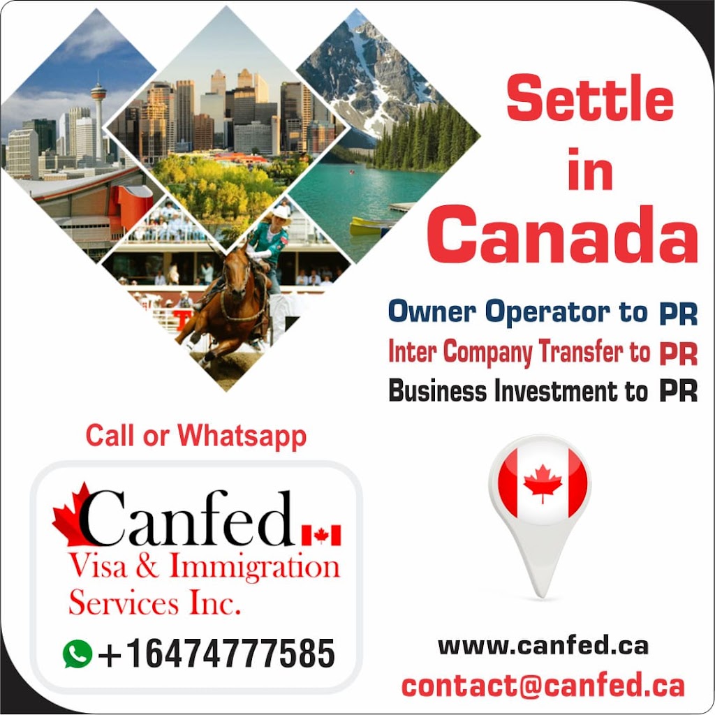 CANFED Visa and Immigration Services Inc. | Unit I, Upstairs, 2653 Islington Ave, Etobicoke, ON M9V 2X6, Canada | Phone: (647) 477-7585