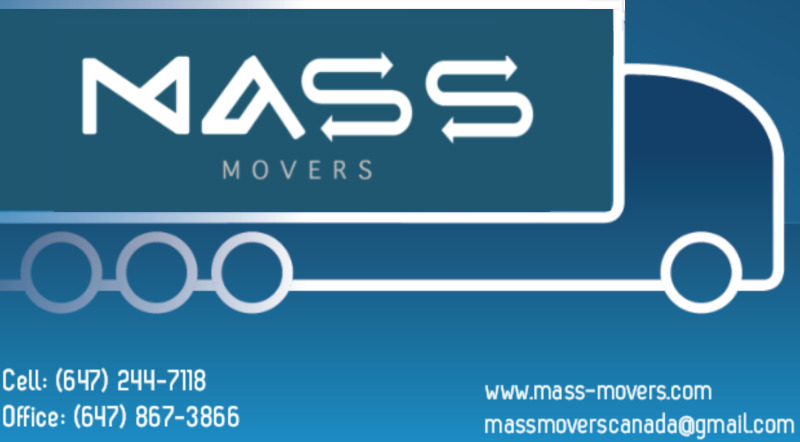 Mass Movers (Mississauga) | 2111 Dunwin Dr Unit #5, Mississauga, ON L5L 3C1, Canada | Phone: (647) 867-3866