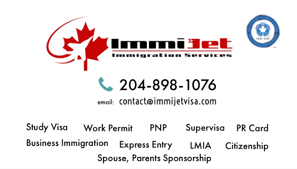 ImmiJet Immigration Services | 38 Danford Dr, Winnipeg, MB R2V 4X6, Canada | Phone: (204) 898-1076