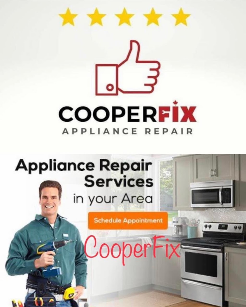 Cooperfix Appliance Repair | 1311 Butler St, Innisfil, ON L9S 0L4, Canada | Phone: (437) 800-1565