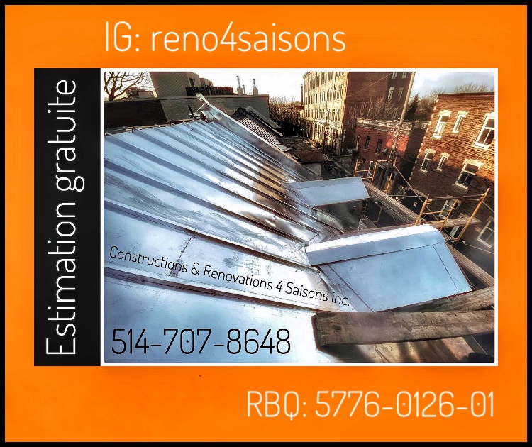 Constructions rénovations 4 saisons Inc. | 551 Rue Lindbergh, Laval, QC H7P 2N8, Canada | Phone: (450) 622-7366