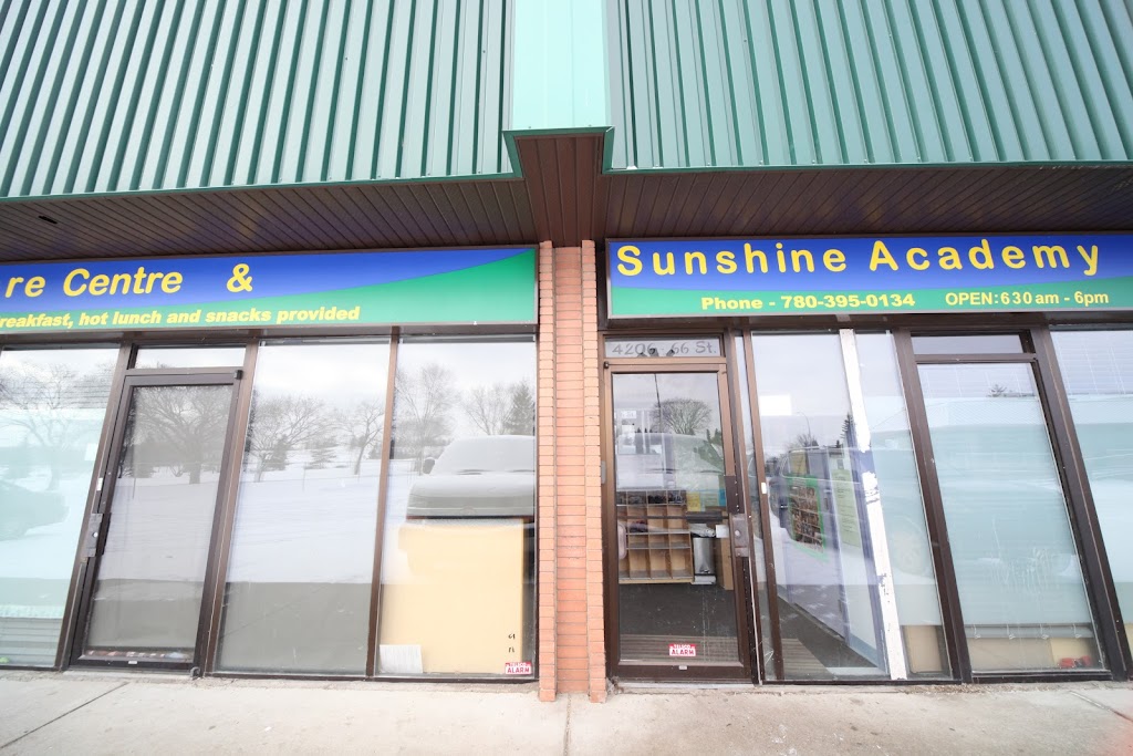 Sunshine Academy Day Care and Out of School Care | 4206 66 St NW, Edmonton, AB T6K 4A2, Canada | Phone: (780) 395-0134