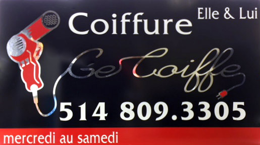 Salon Ge Coiffe | 148 Rue Frontenac, Saint-Jean-sur-Richelieu, QC J3B 2Y9, Canada | Phone: (514) 809-3305