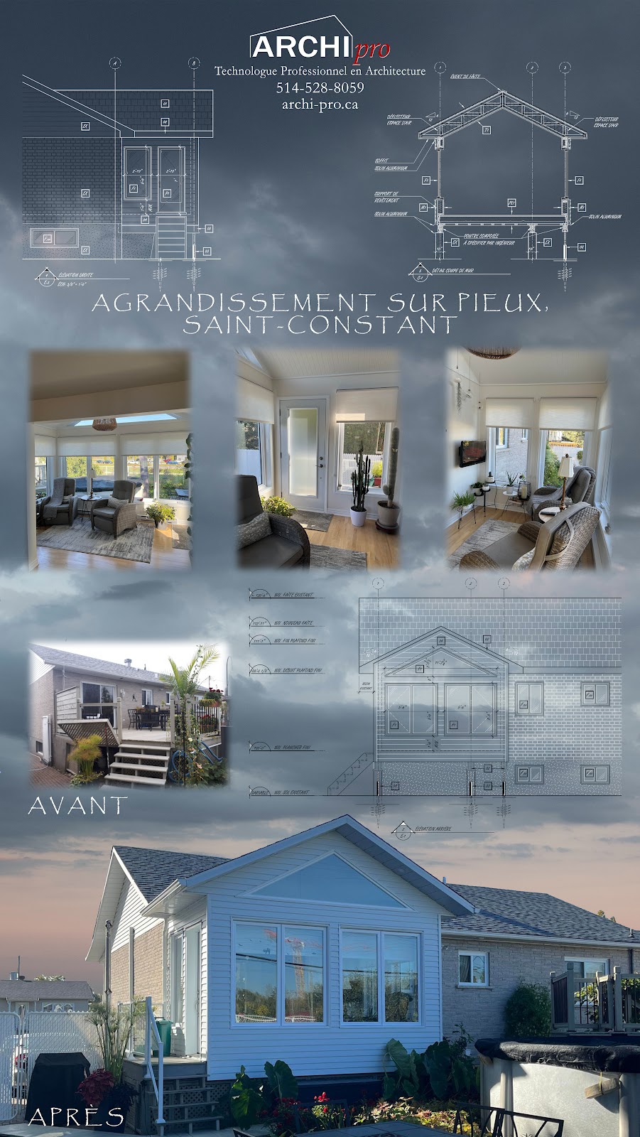 ARCHI pro | 432 des Bouleaux, Beauharnois, QC J6N 3T8, Canada | Phone: (514) 528-8059