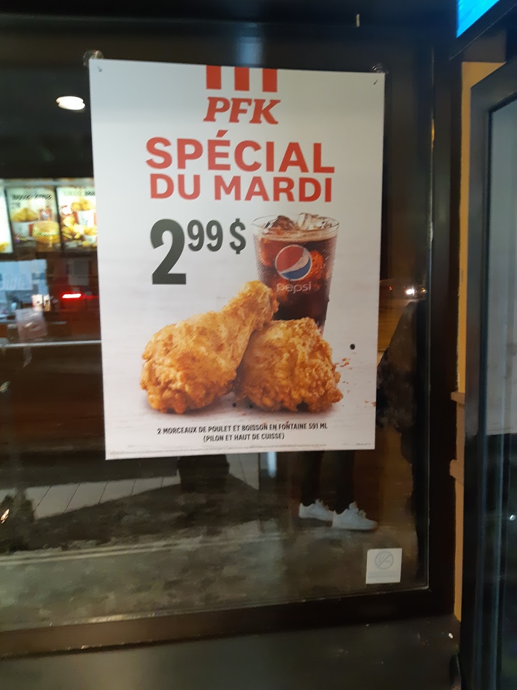 PFK | 8710 Rue Sherbrooke E, Montréal, QC H1L 1B9, Canada | Phone: (514) 351-6670