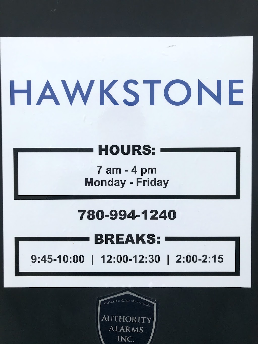 Hawkstone Warehouse | 11616 - 178 St Door, 4, Edmonton, AB T5S 2E6, Canada | Phone: (780) 994-1240