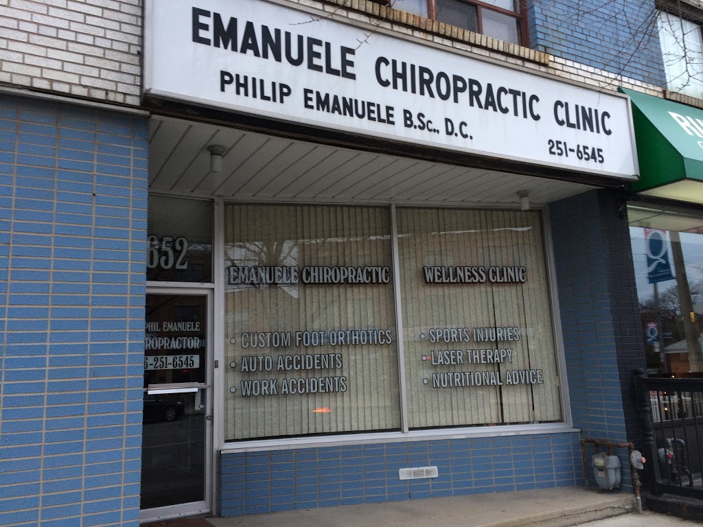 Emanuele Chiropractic Clinic | 652 The Queensway, Etobicoke, ON M8Y 1K6, Canada | Phone: (416) 251-6545