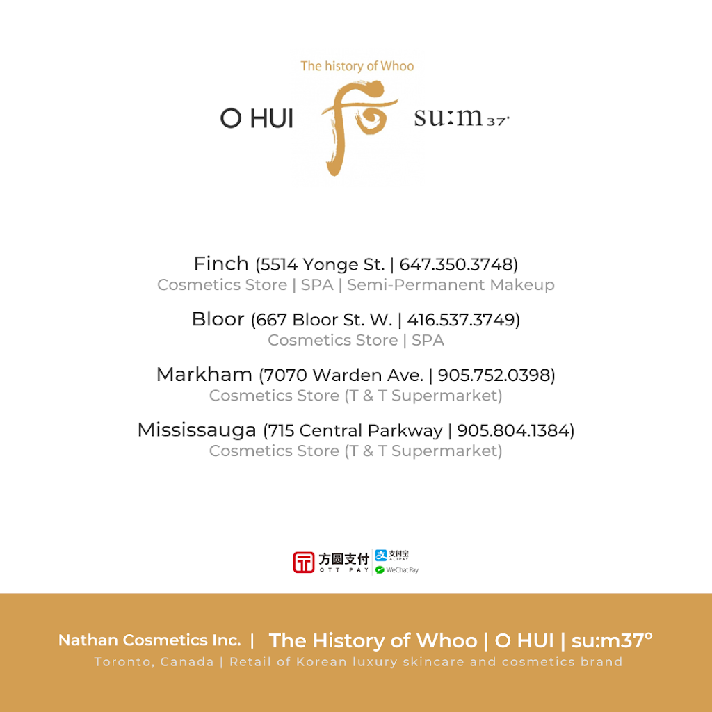 The History of Whoo OHUI - Nathan Cosmetics Inc. | 715 Central Pkwy W, Mississauga, ON L5B 4L1, Canada | Phone: (905) 804-1384