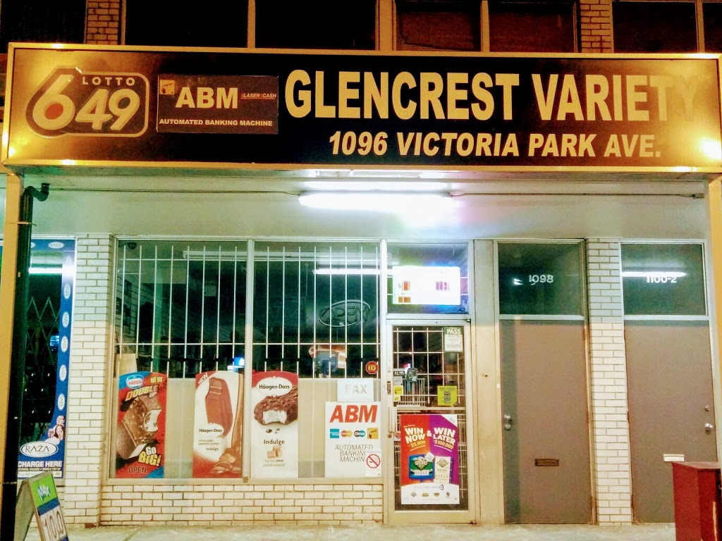 Glencrest Variety | 1094 Victoria Park Ave, East York, ON M4B 2K3, Canada | Phone: (416) 755-3289