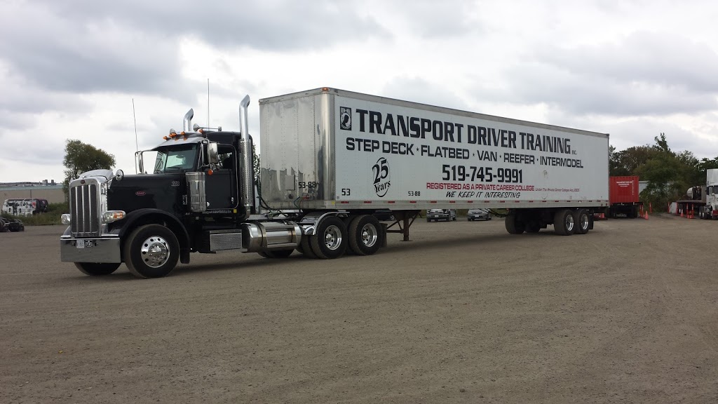 Transport Driver Training Inc | 277 Manitou Dr Unit F, Kitchener, ON N2C 1L4, Canada | Phone: (519) 745-9991