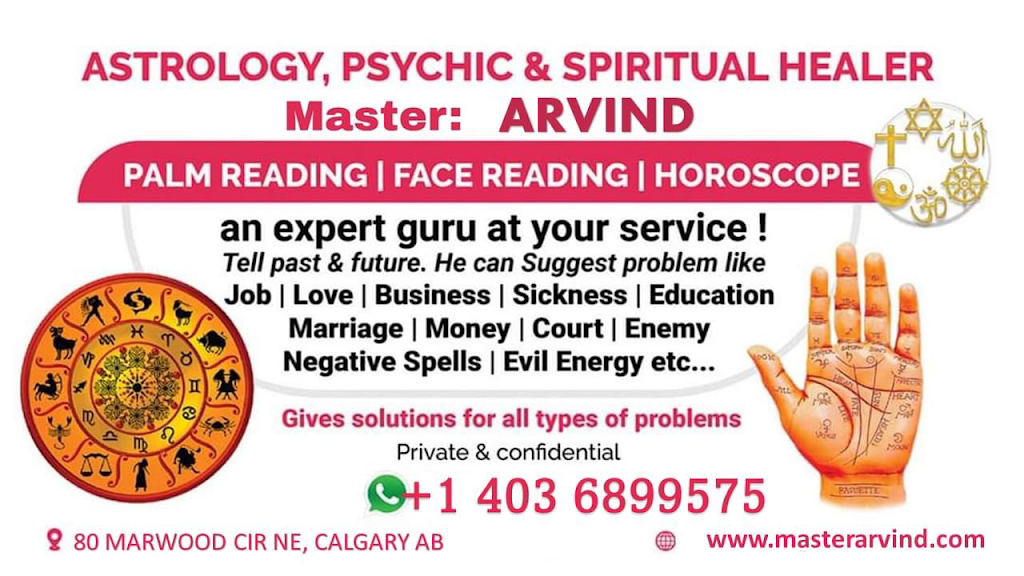 Astrologer | 80 Marwood Cir NE, Calgary, AB T2A 2R8, Canada | Phone: (403) 689-9575