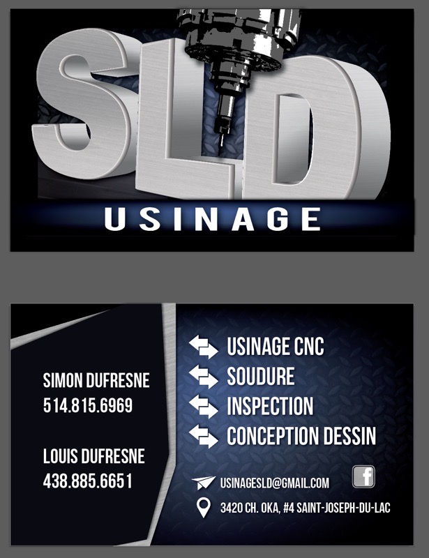 Usinage SLD | 3420 Chem. dOka #4, Saint-Joseph-du-Lac, QC J0N 1M0, Canada | Phone: (514) 815-6969