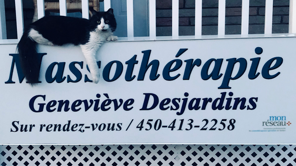 Massothérapie Geneviève Desjardins | 361 Rue Corbo, Saint-Eustache, QC J7R 2V4, Canada | Phone: (450) 413-2258
