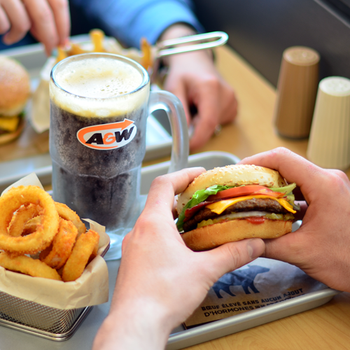 A&W Canada | 10 Legend Ct, Ancaster, ON L9K 1J3, Canada | Phone: (905) 304-6582