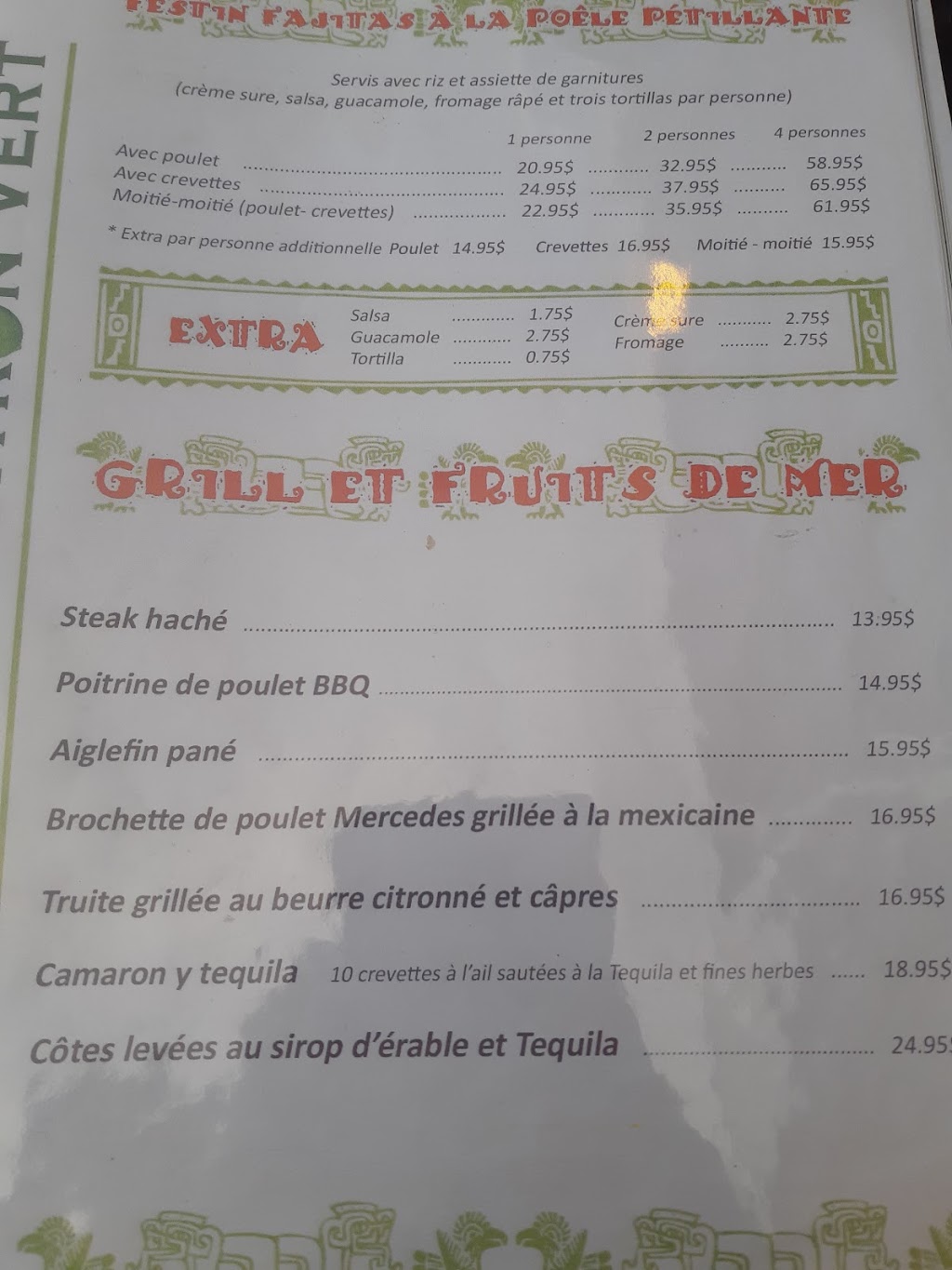 Restaurant Citron Vert | 5460 Rue Papineau, Lac-Mégantic, QC G6B 0E1, Canada | Phone: (819) 583-1778