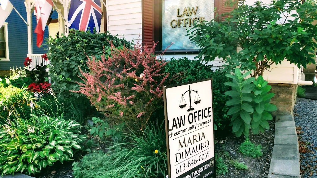 Maria DiMauro Law Office | 24 Picton Main St, Picton, ON K0K 2T0, Canada | Phone: (613) 846-0069