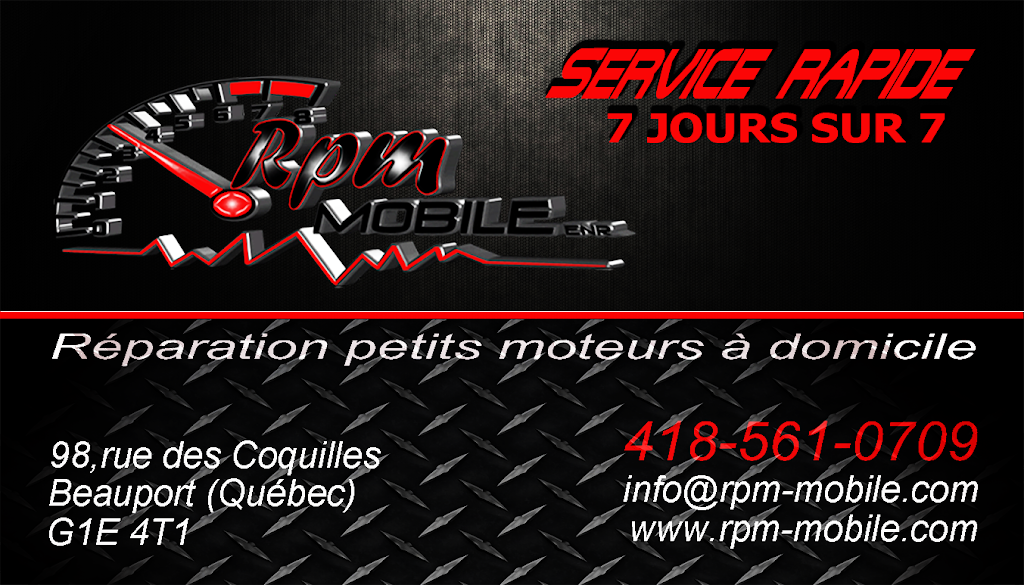 Rpm mobile enr | 98 Rue des Coquilles, Québec, QC G1E 4T1, Canada | Phone: (418) 561-0709