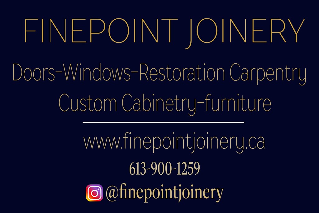 Finepoint Joinery | 7217 Lennox and Addington 2, Napanee, ON K7R 3K6, Canada | Phone: (613) 900-1259