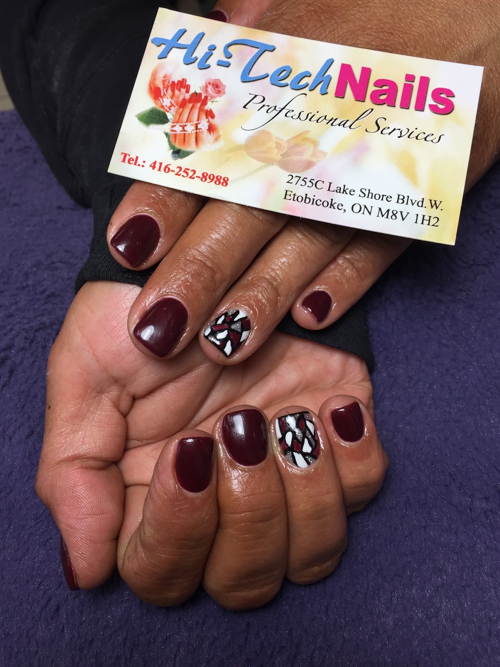 Hi Tech Nails | 2755 Lake Shore Blvd W, Etobicoke, ON M8V 1H2, Canada | Phone: (416) 252-8988