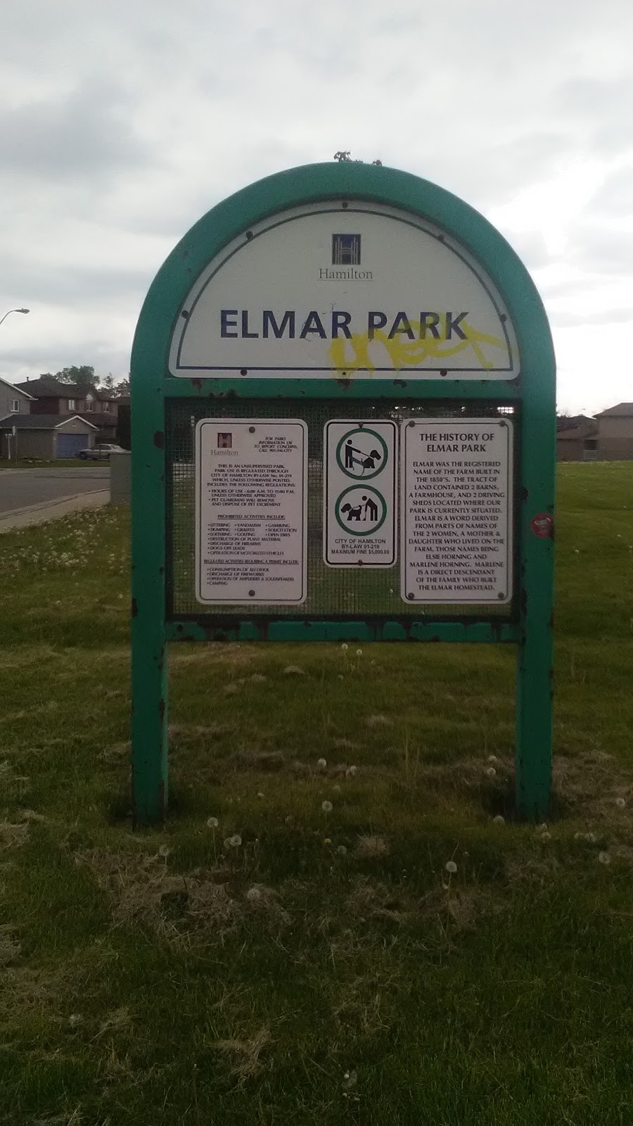 Elmar Park | 140 Brigade Dr, Hamilton, ON L9B 2B9, Canada