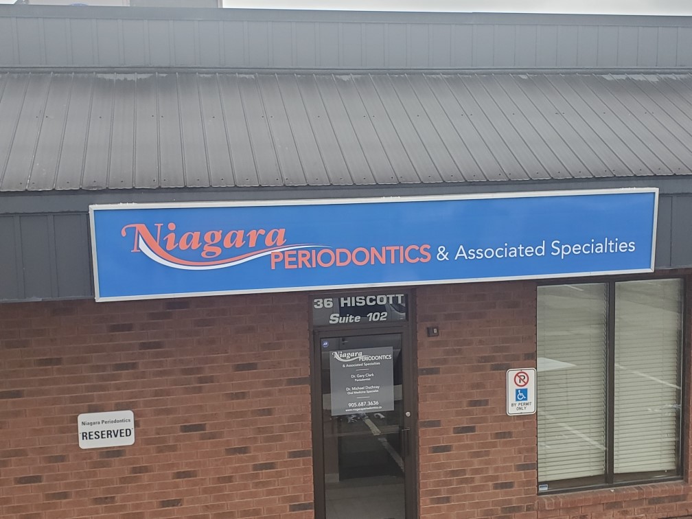 Niagara Periodontics & Associated Specialties | 36 Hiscott St, St. Catharines, ON L2R 1C8, Canada | Phone: (905) 687-3636