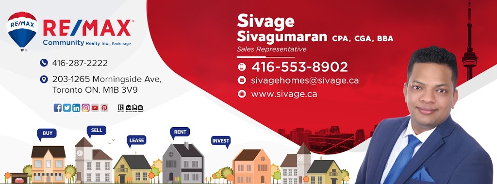 SIVAGE SIVAGUMARAN | 312-305 Milner Ave, Toronto, ON M1B 3V4 | Phone: (416) 553-8902