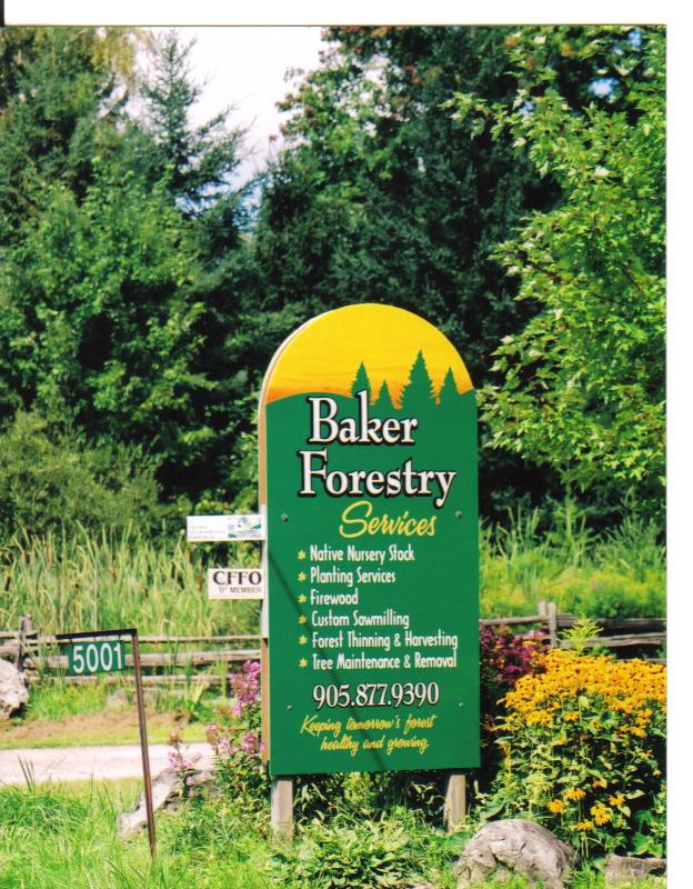 Baker Forestry Services, Nursery and Consulting | 5001 9 Line, Georgetown, ON L7G 4S8, Canada | Phone: (905) 877-9390
