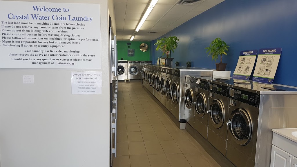 Crystal Water Coin Laundry | 2425 Truscott Dr #13c, Mississauga, ON L5J 2B4, Canada | Phone: (416) 258-7228