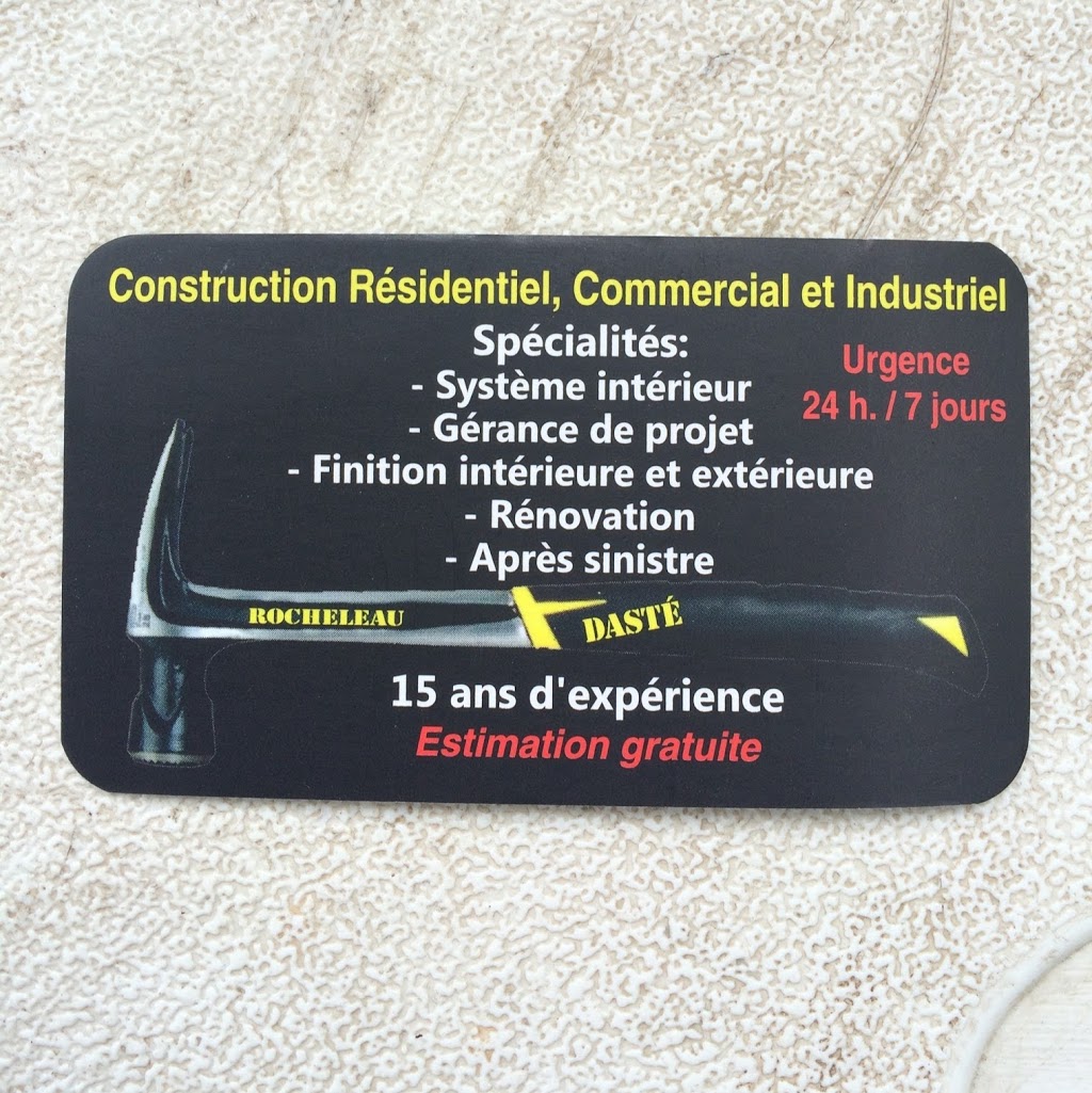 Dasté Construction Inc | 989 Rue Labossière, Saint-Jérôme, QC J5L 2C2, Canada | Phone: (450) 820-7721