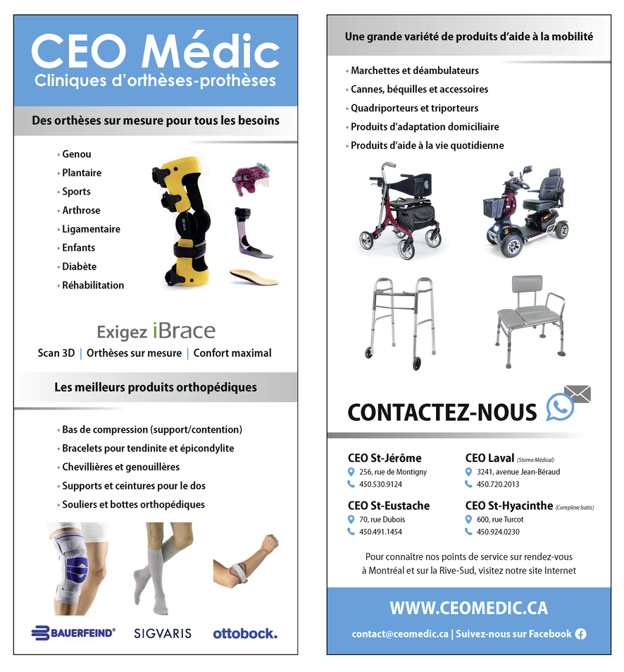 Ceo Medic | 256 Rue de Montigny, Saint-Jérôme, QC J7Z 5R2, Canada | Phone: (450) 530-9124