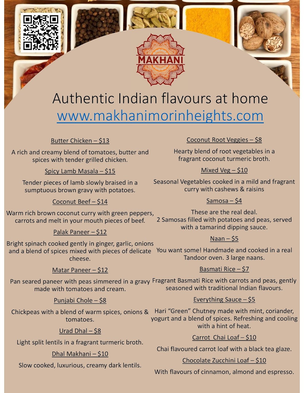 Makhani Catering | 86 Rue Mountain View, Morin-Heights, QC J0R 1H0, Canada | Phone: (450) 712-4346