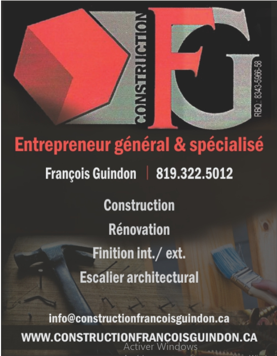 CONSTRUCTION FRANÇOIS GUINDON | 120 rue des Cerisiers, Val-Morin, QC J0T 2R0, Canada | Phone: (819) 322-5012