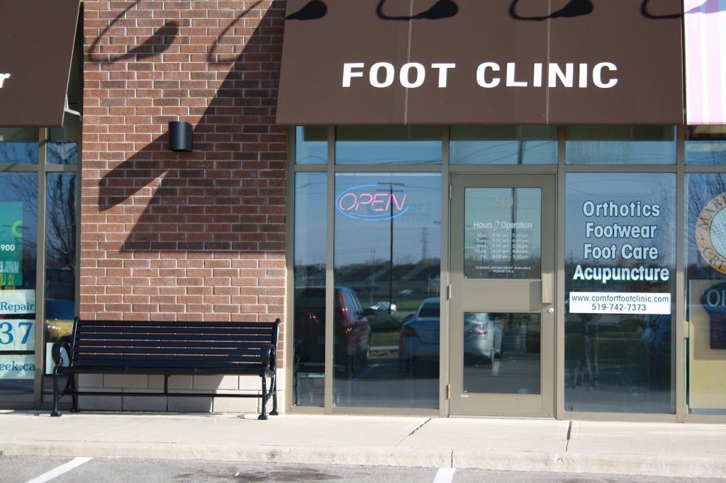 Comfort Foot Clinic | 385 Fairway Rd S #200b, Kitchener, ON N2C 2N9, Canada | Phone: (519) 885-8300