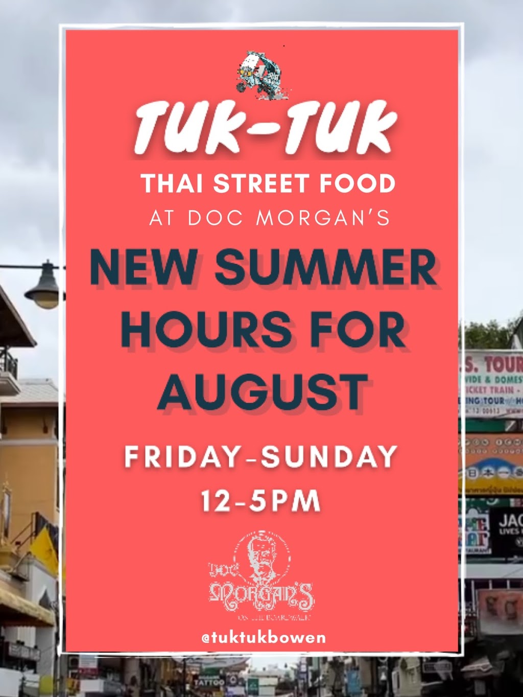 Tuk-Tuk Bowen | 400 Bowen Island Trunk Rd, Bowen Island, BC V0N 1G1, Canada | Phone: (226) 988-2730