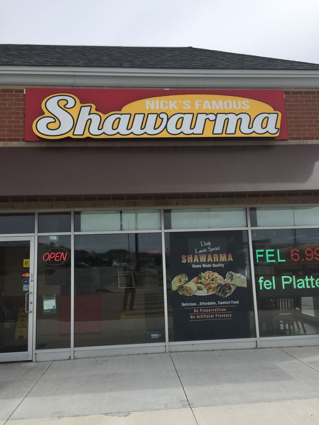 NICK FAMOUS SHAWARMAS | 15440 Bayview Ave, Aurora, ON L4G 7J1, Canada | Phone: (905) 503-2890