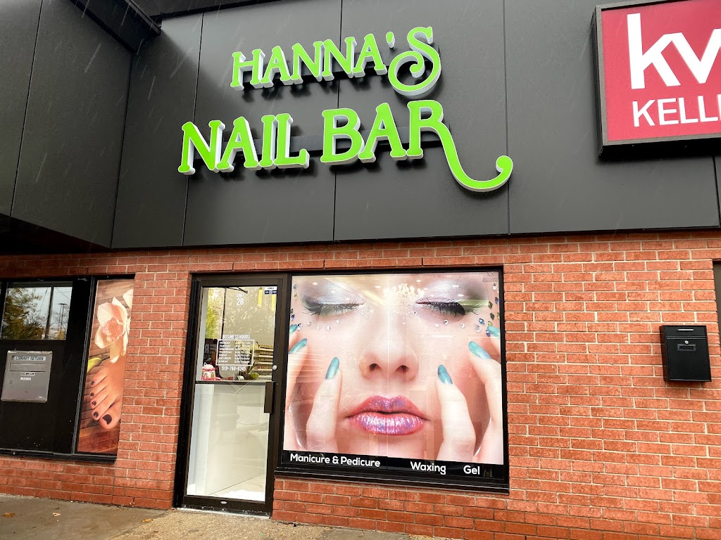 Hannas Nail Bar | 650 Scottsdale Dr Suite 2B, Guelph, ON N1G 3M2, Canada | Phone: (519) 760-6245