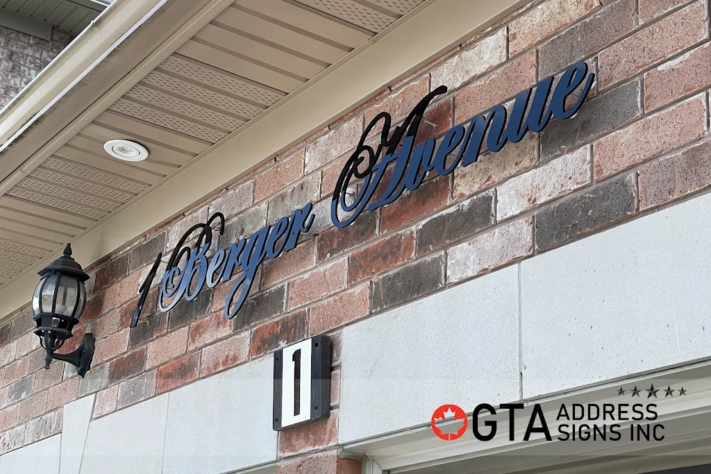 House Address Sign | 11874 Woodbine Ave, Gormley, ON L0H 1G0, Canada | Phone: (647) 951-2414