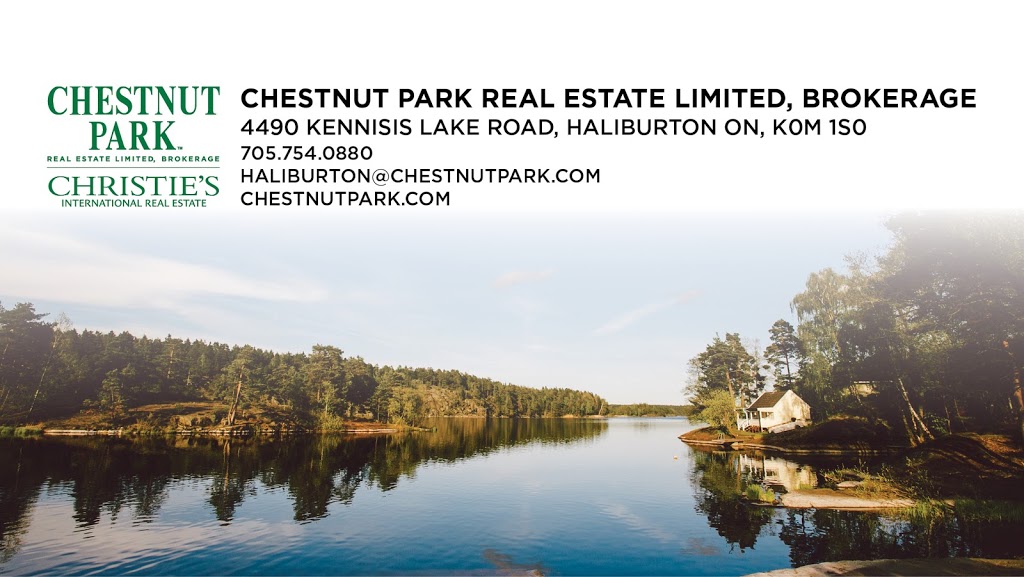 Chestnut Park Real Estate Limited, Brokerage | Haliburton | 4490 Kennisis Lake Rd, Dysart et al, ON K0M 1S0, Canada | Phone: (705) 754-0880