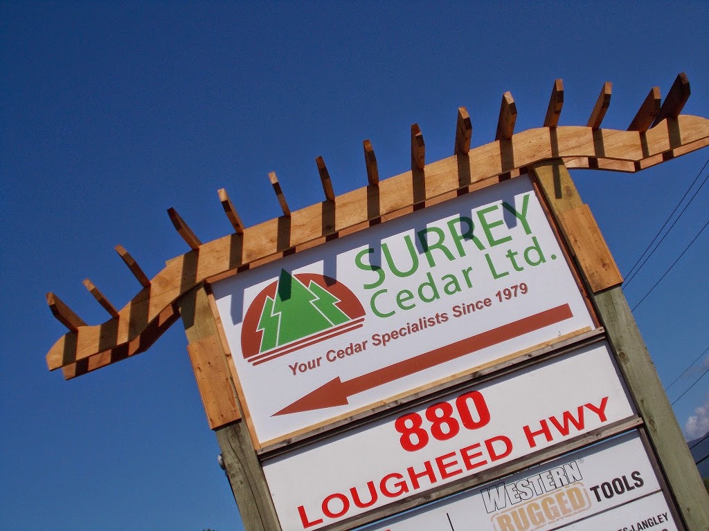 Surrey Cedar Ltd | 880 Lougheed Hwy, Port Coquitlam, BC V3C 6K1, Canada | Phone: (604) 944-9322