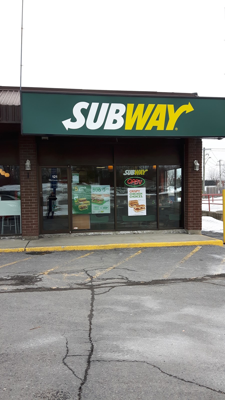 Subway | 121 Main Street East End Plaza, South Dundas, ON K0C 1X0, Canada | Phone: (613) 543-2299