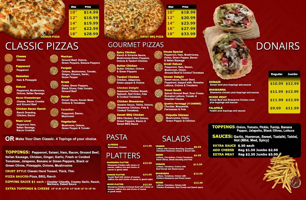 High River Donair and Pizza | 1103 18 St SE D, High River, AB T1V 2A9, Canada | Phone: (403) 649-1110