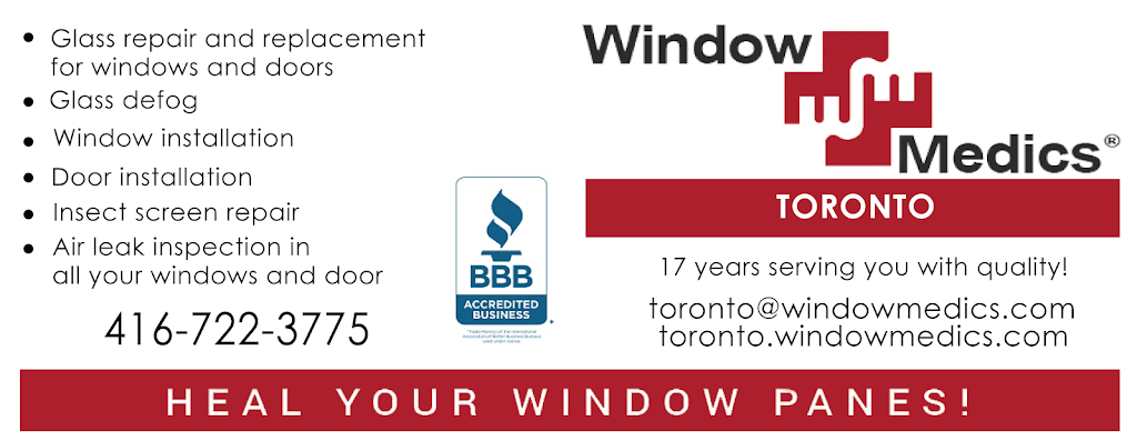 Window Medics Toronto WMT | 2079 Barnboard Hollow, Oakville, ON L6M 0C6, Canada | Phone: (416) 722-3775