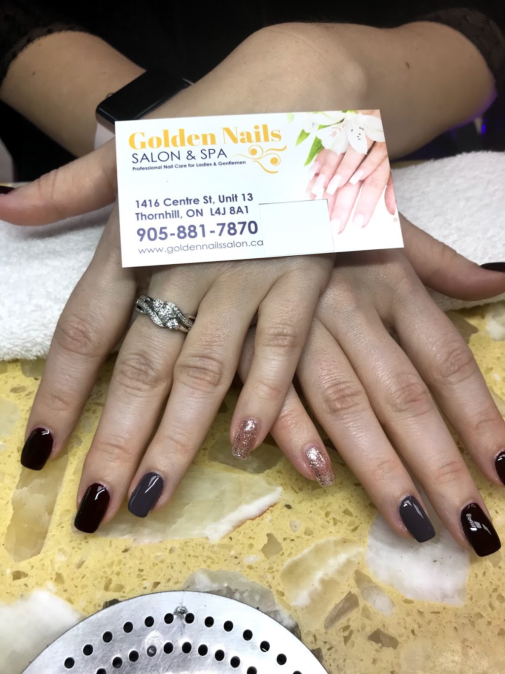 Golden Nails Salon & Spa | 1416 Centre St #13, Thornhill, ON L4J 8A1, Canada | Phone: (905) 881-7870