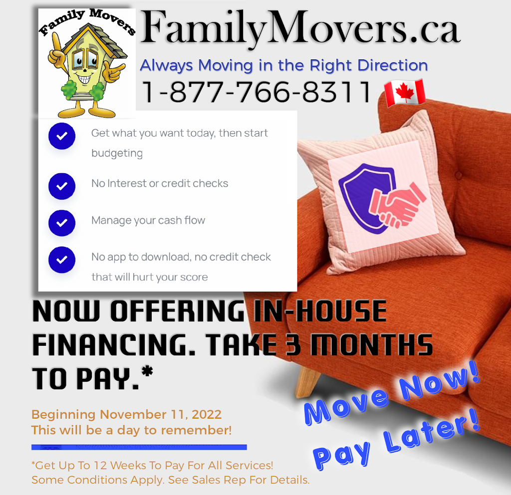 Family Movers and Storage | 143 Borden Ave, Belmont, ON N0L 1B0, Canada | Phone: (519) 200-3116